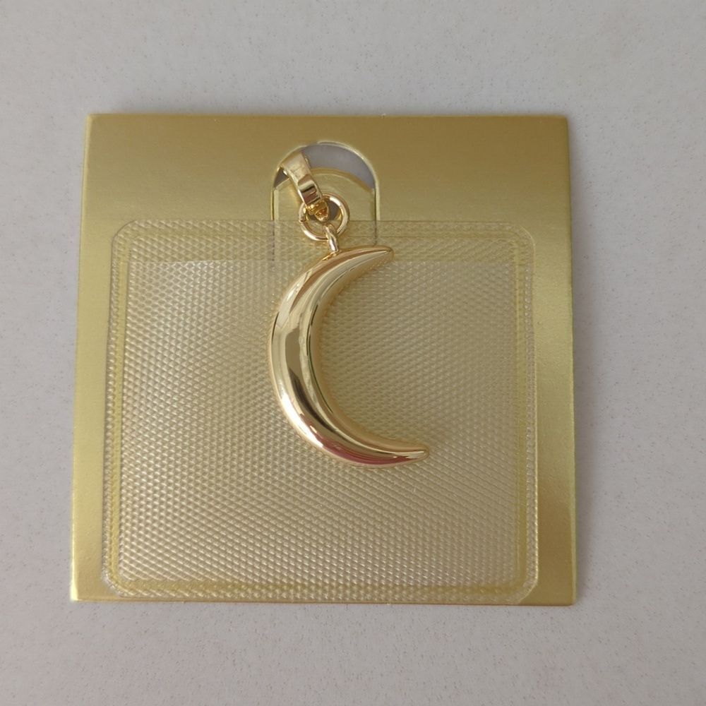 Aqua moon charm